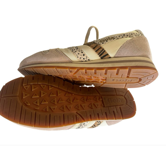 Gola Anthropologie Daytona Safari Animal Print Sneakers Size 9 US Shoe Workout - Picture 4 of 5